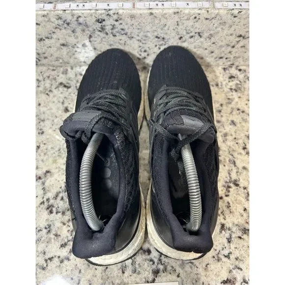 Adidas Womens Ultra Boost BB6149 Black Running Shoes Sneakers Size 9 - Picture 5 of 9